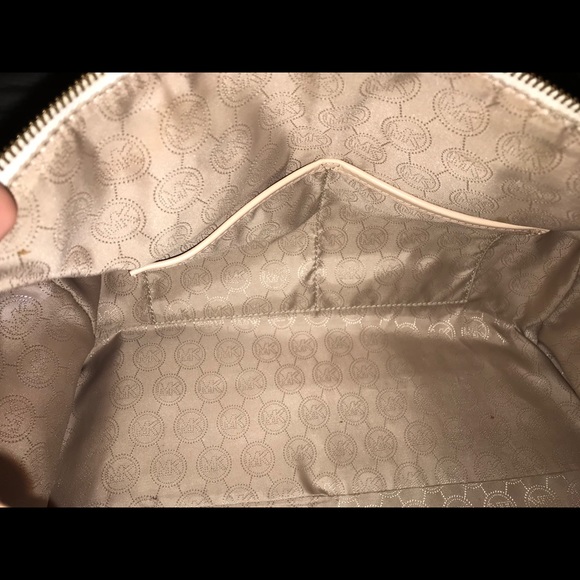 Michael Kors Large white and navy Grayson - Picture 9 of 10